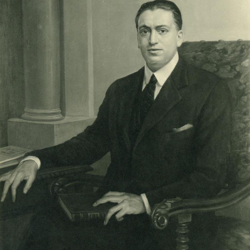 D. José Calvo Sotelo. Ministro de Hacienda. 1927. (Propiedad: CLH, Archivo Histórico de CAMPSA)